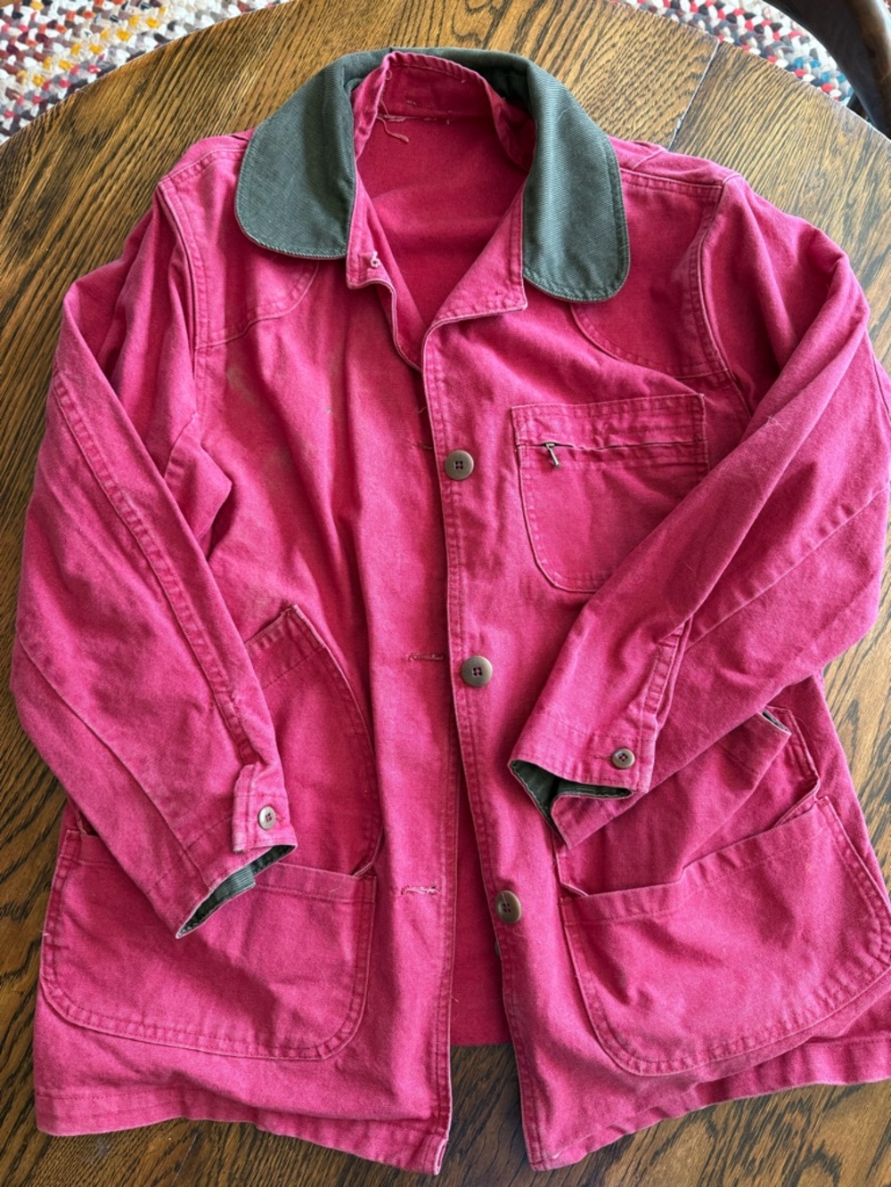 Vintage Women’s L.L. Bean Red Canvas Jacket